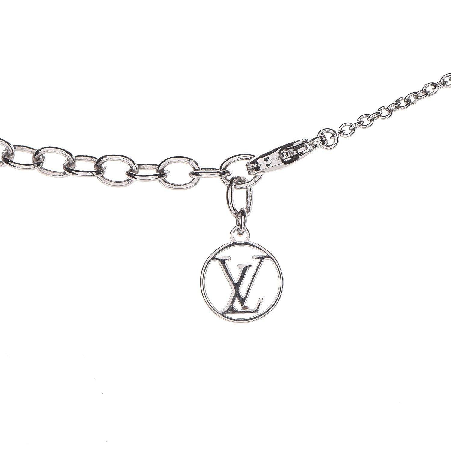 Louis Vuitton Essential V Necklace Rose Palla 7 of 8
