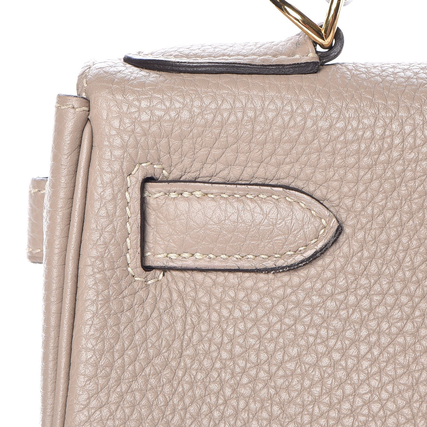 Hermes Taurillon Clemence Kelly Retourne 28 Gris Tourterelle 11 of 37