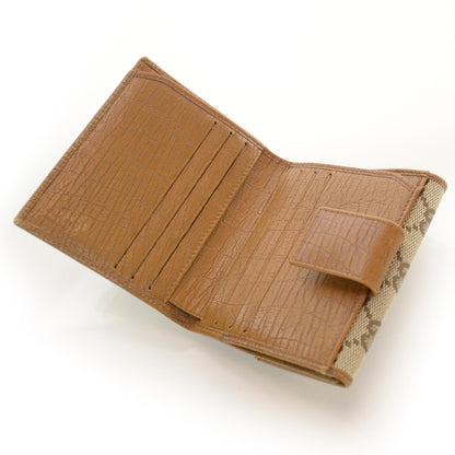 Gucci Monogram Bamboo Bar French Wallet 5 of 8