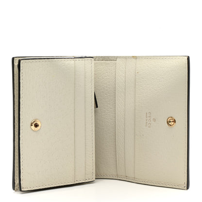 Gucci X PIKARAR Kawaii GG Supreme Monogram Animal Print Card Case Wallet Beige Ebony White Multicolor 5 of 10