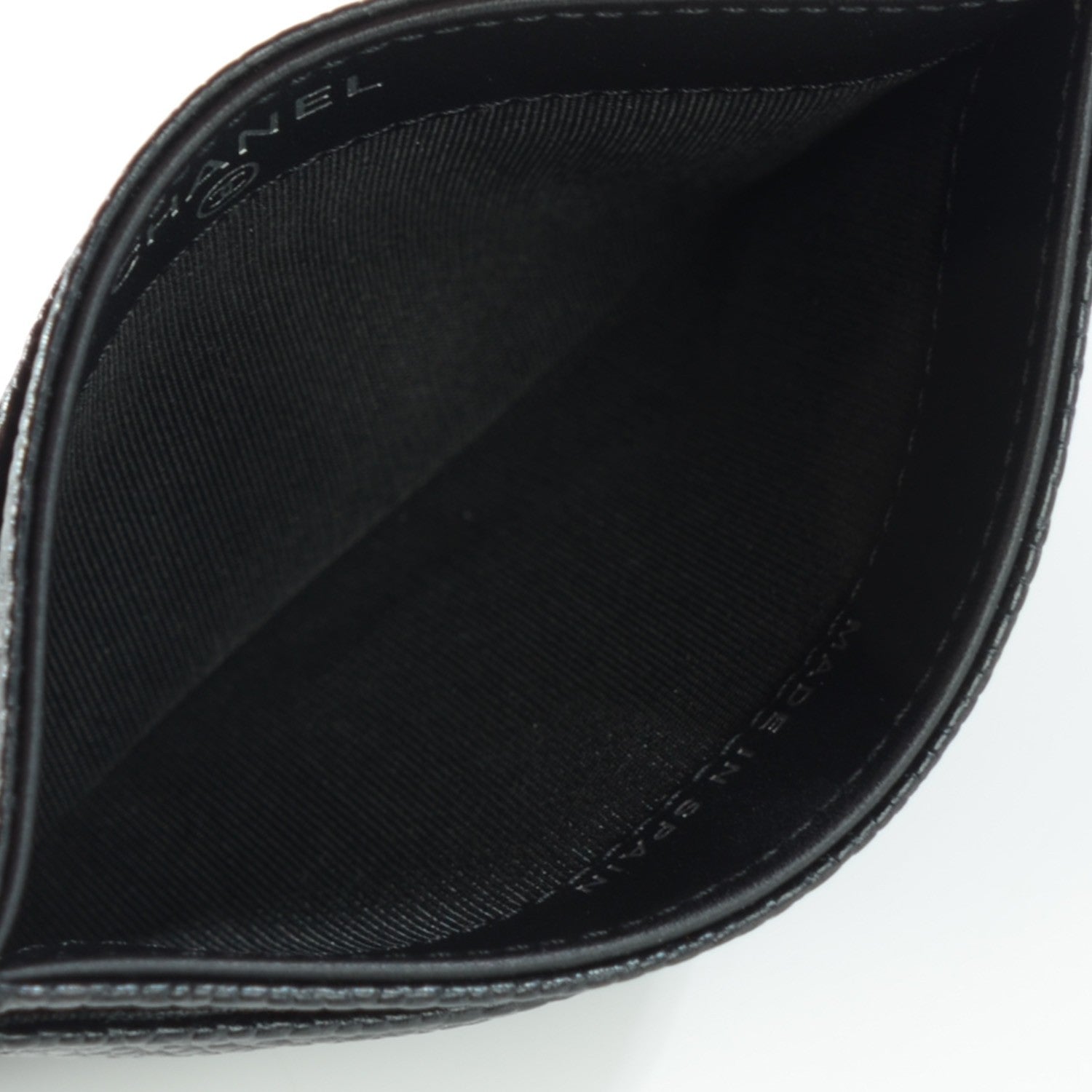 Chanel Caviar Timeless CC Card Holder Black 8 of 8