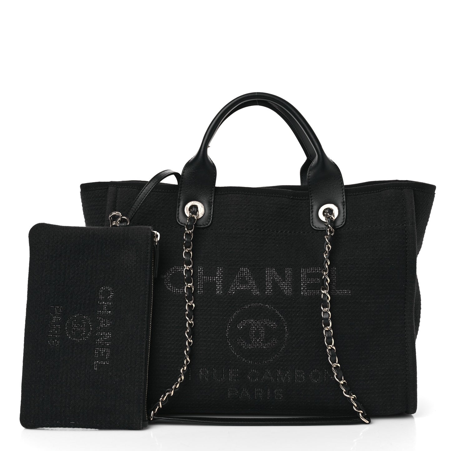 Mixed Fibers Small Deauville Tote Navy