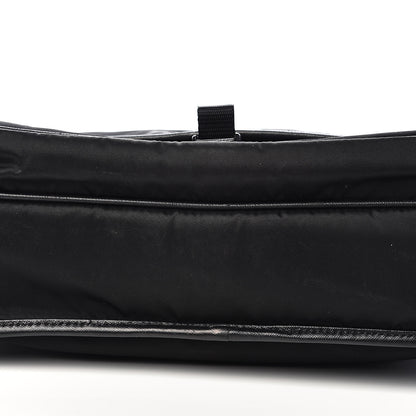 Prada Tessuto Nylon Saffiano Messenger Satchel Black 11 of 12