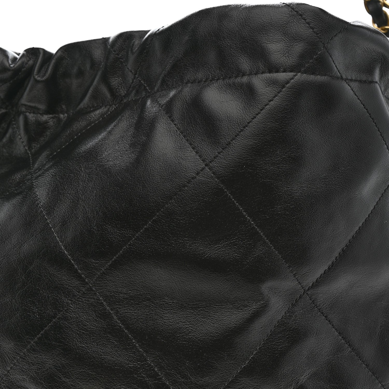 Chanel Shiny Calfskin Quilted Small Chanel 22 Black 9 of 11