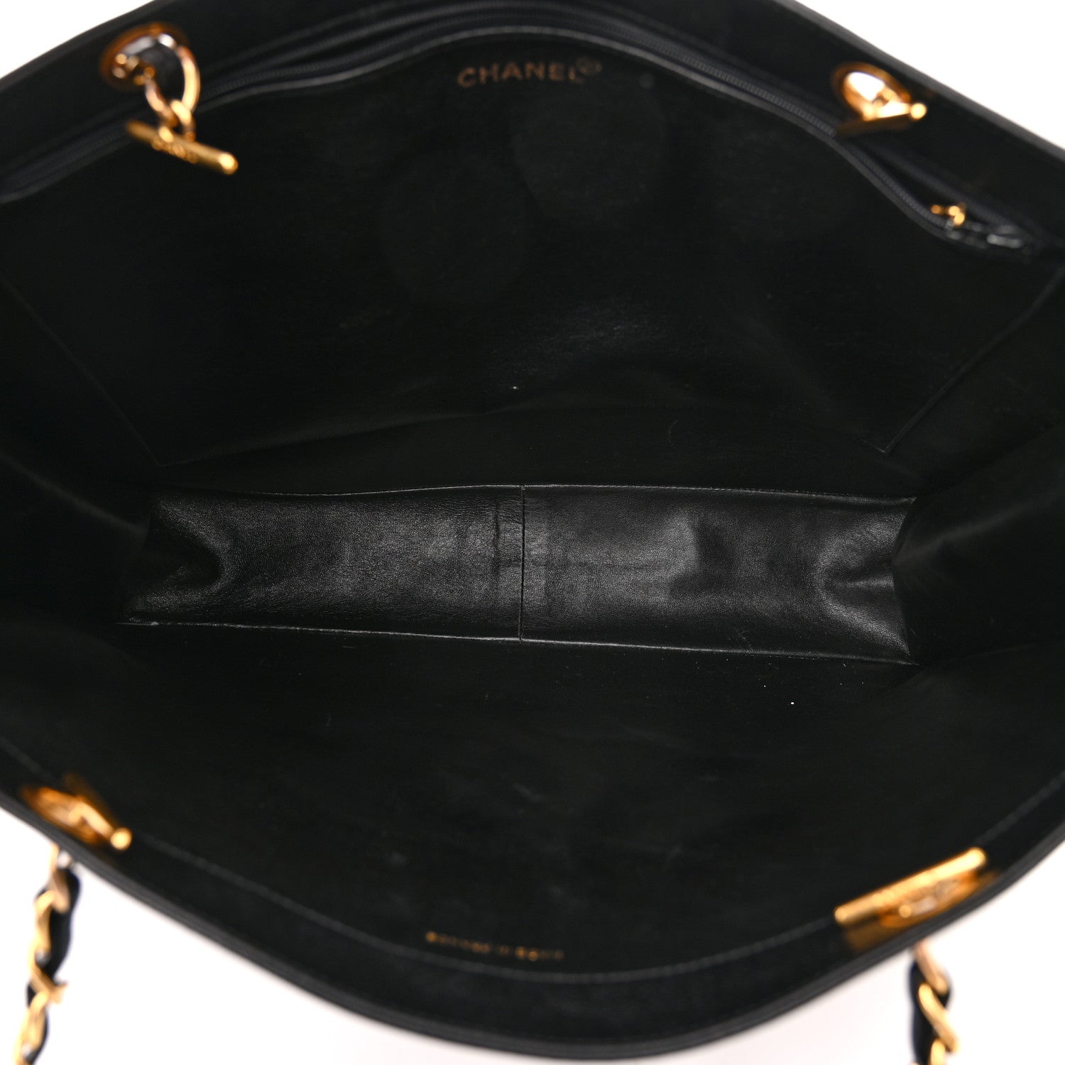 Chanel Caviar CC Shopper Tote Black 5 of 21