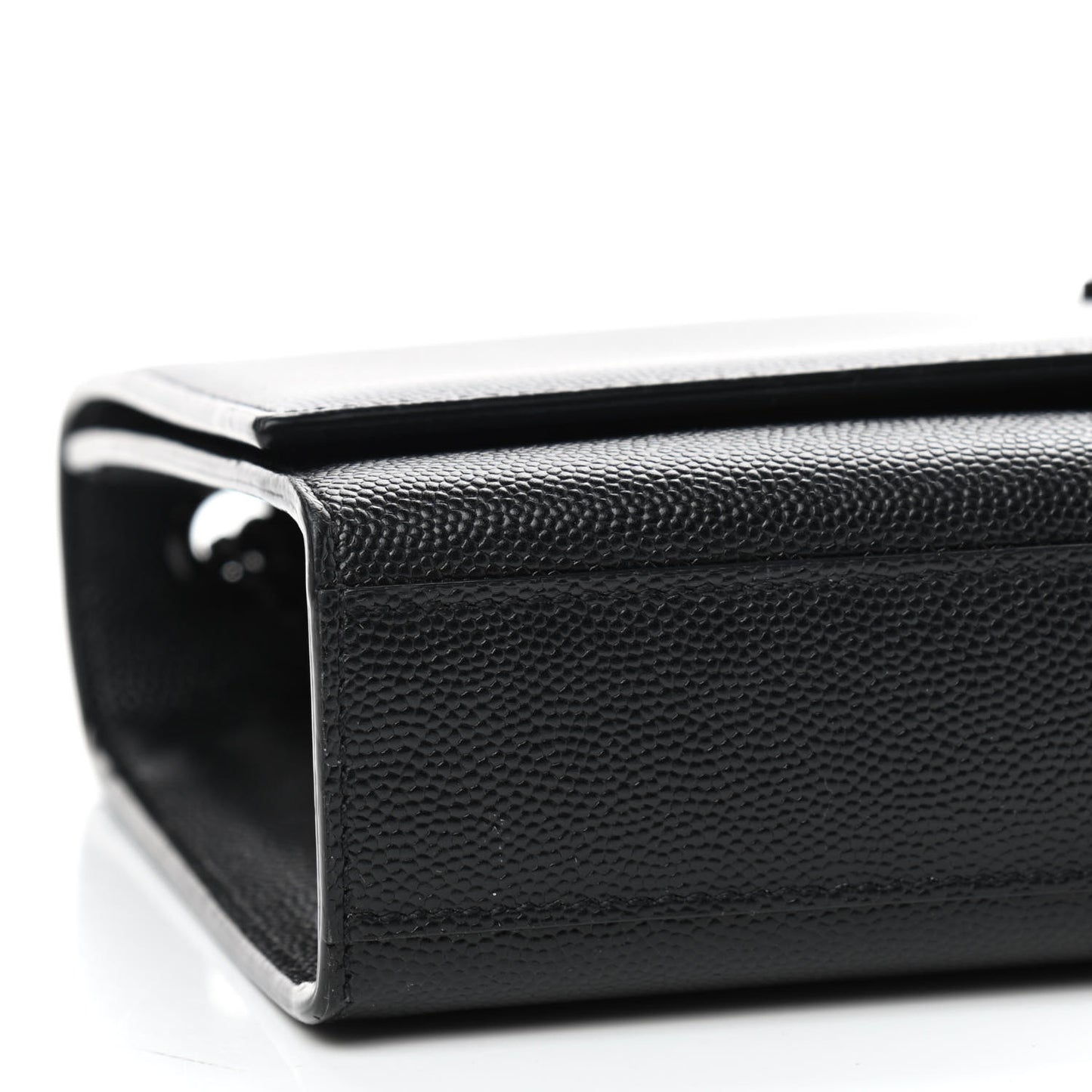 Grain De Poudre Medium Classic Monogram Kate Satchel Black