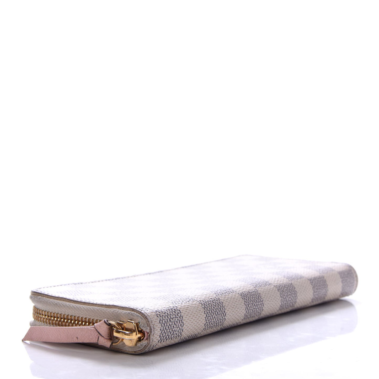 Damier Azur Clemence Wallet Rose Ballerine