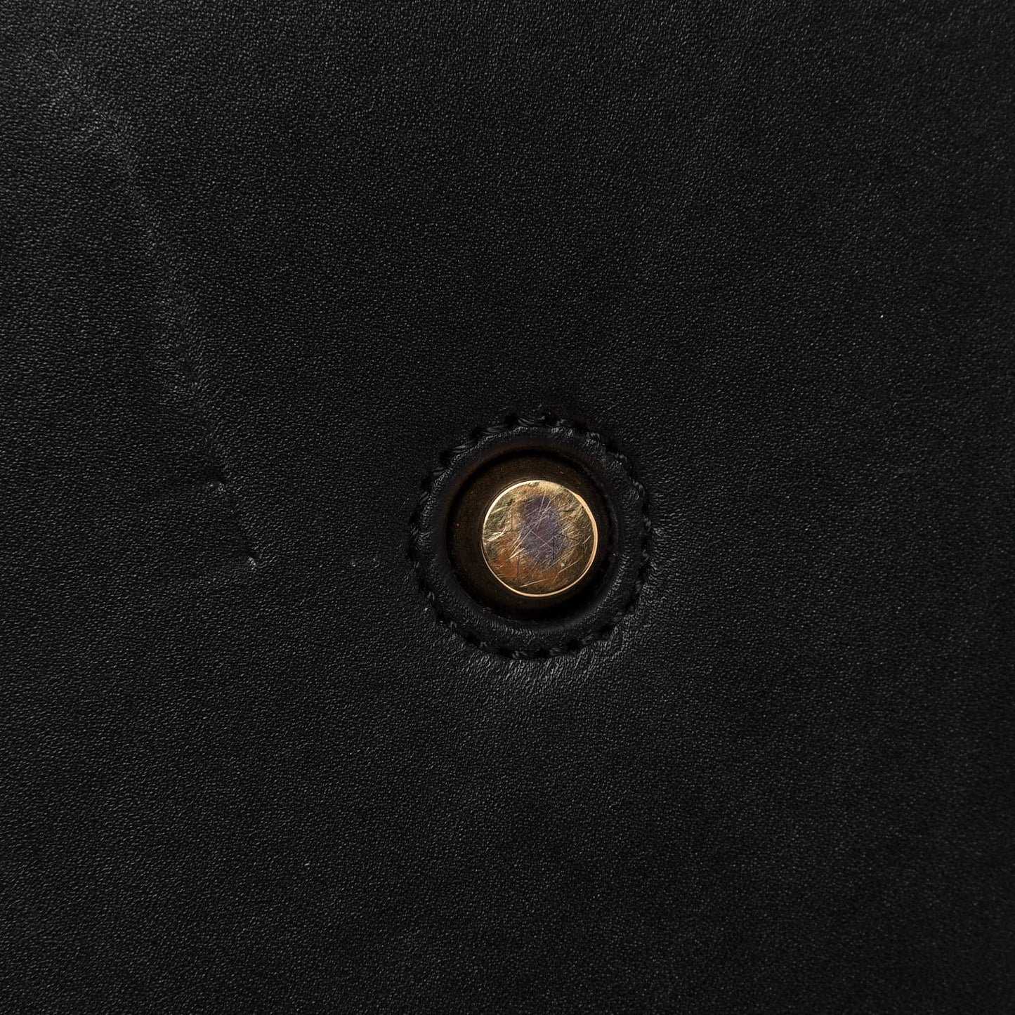 Smooth Calfskin Small Tie Knot Tote Black