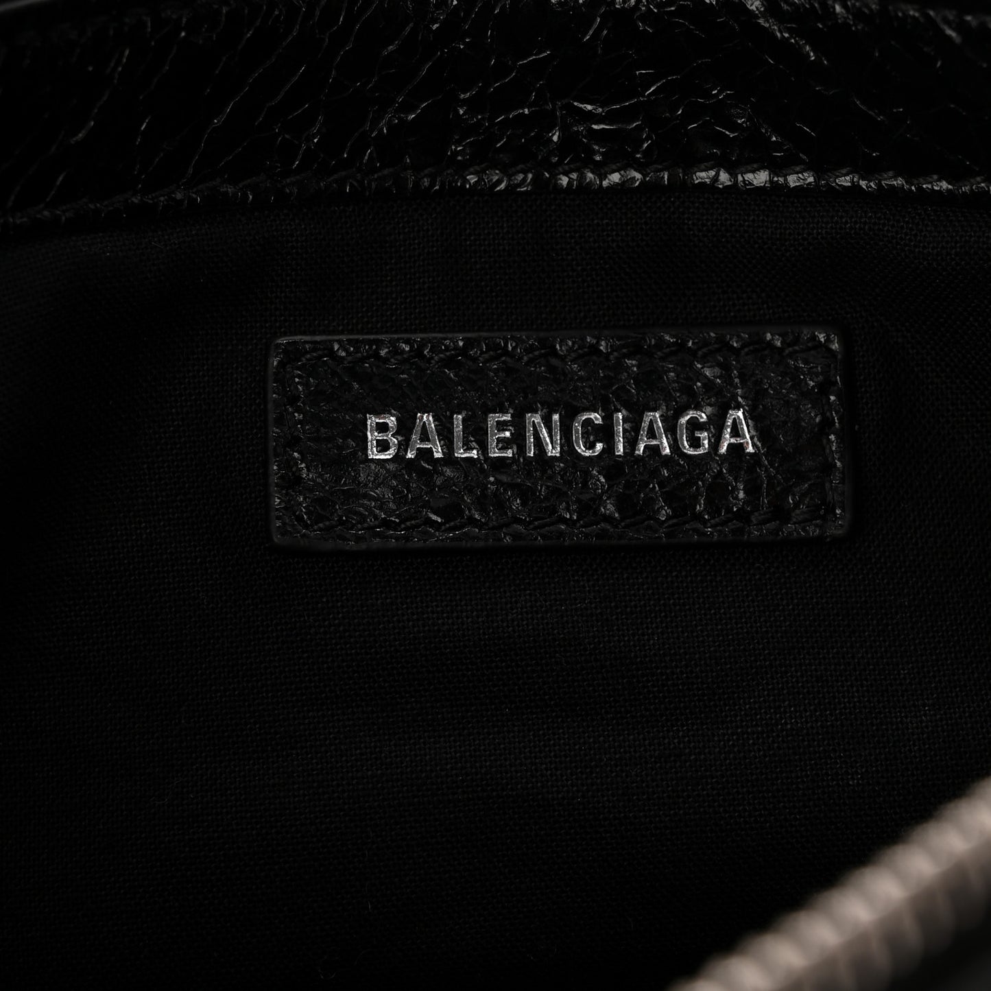 Agneau Arena Superbusy XS Sling Zip Shoulder Bag Black Black