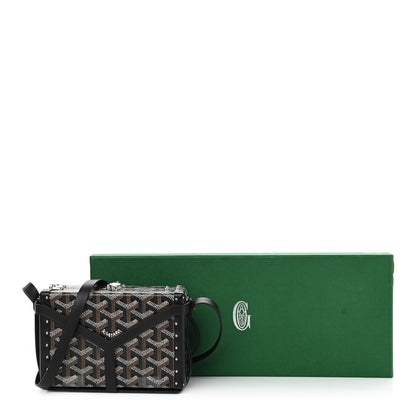 Goyard Goyardine Minaudiere Trunk Bag Black 12 of 12
