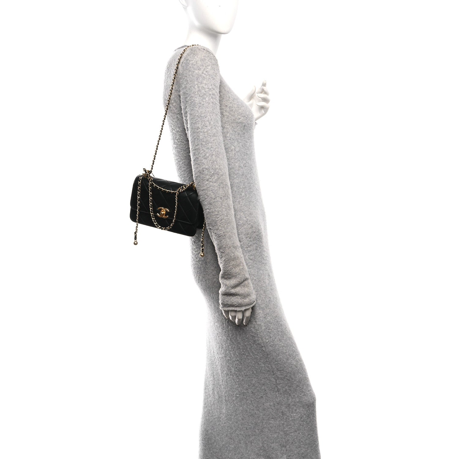 Chanel Calfskin Quilted Mini Perfect Fit Flap Black 2 of 12