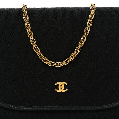 Chanel Jersey Quilted Mini Square Flap Black 8 of 11