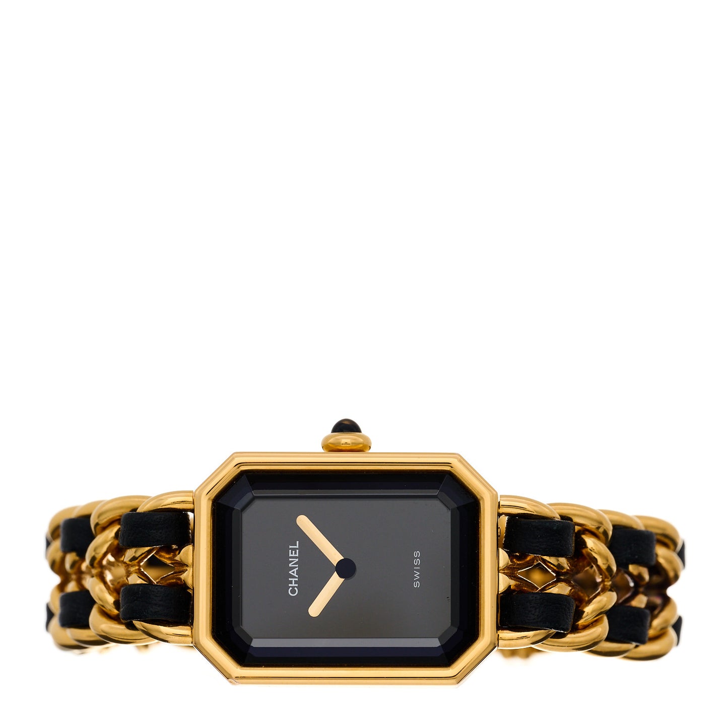 Stainless Steel Lambskin 20mm Chain Premiere Quartz Watch Gold S