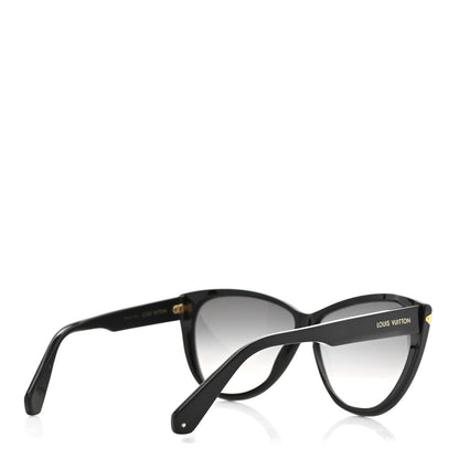 Louis Vuitton Acetate Velvet Sunglasses Z1293W Black 4 of 9