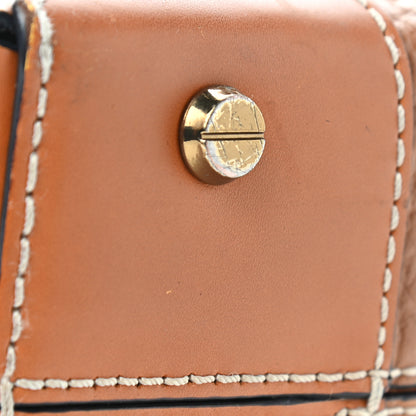 MCM Visetos Small Soft Berlin Crossbody Cognac 9 of 12