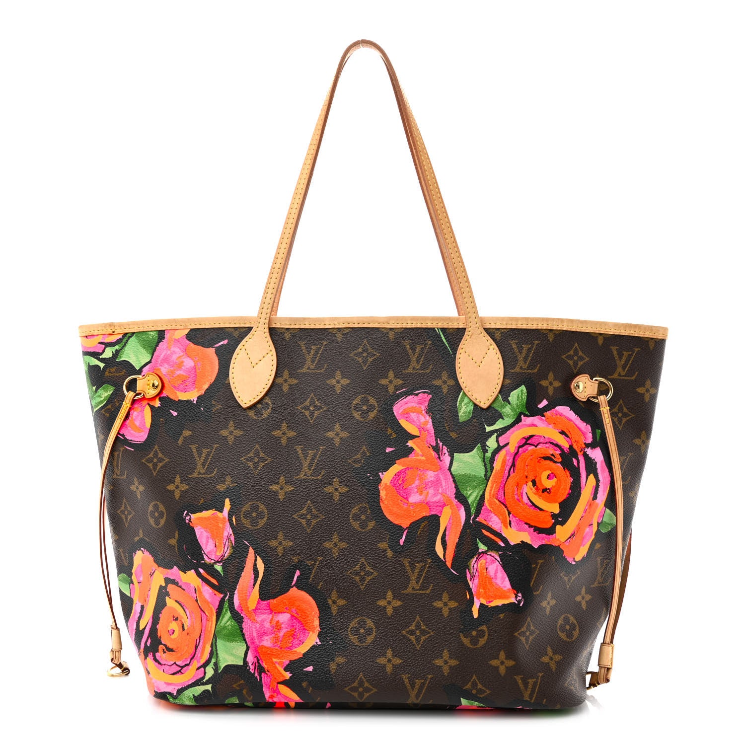 Louis Vuitton Monogram Roses Neverfull MM 1 of 11