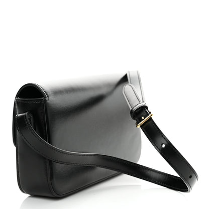 Celine Shiny Calfskin Triomphe Shoulder Bag Black 3 of 12