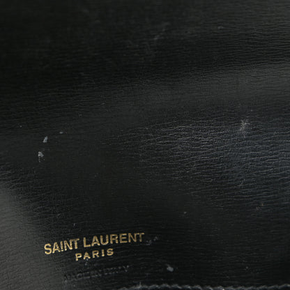 Saint Laurent Smooth Calfskin Monogram Phone Holder Crossbody Black 17 of 23