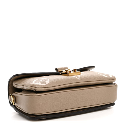 Louis Vuitton Empreinte Monogram Giant Pochette Metis East West Tourterelle Creme 4 of 9