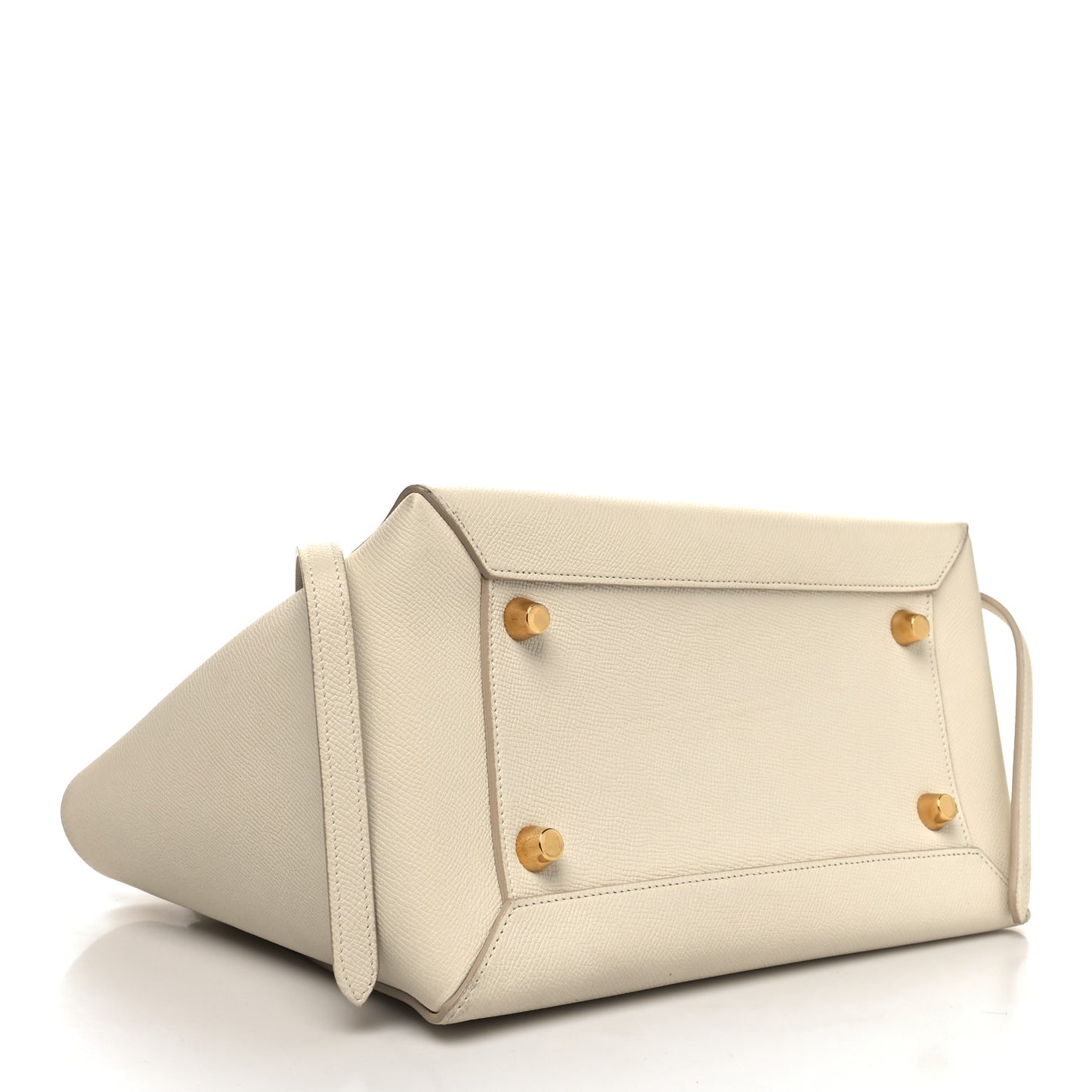 Grained Calfskin Mini Belt Bag White