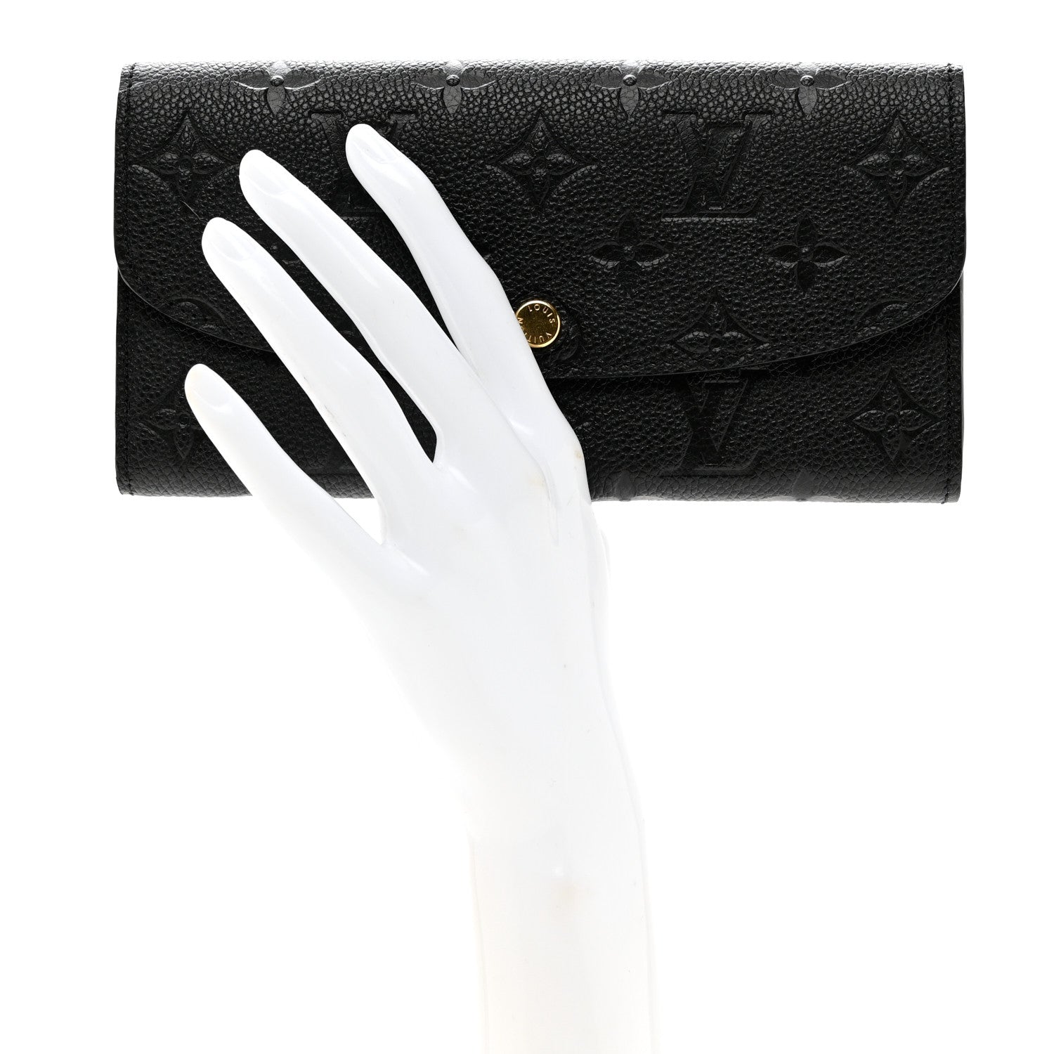 Louis Vuitton Empreinte Emilie Wallet Black Dune 2 of 6