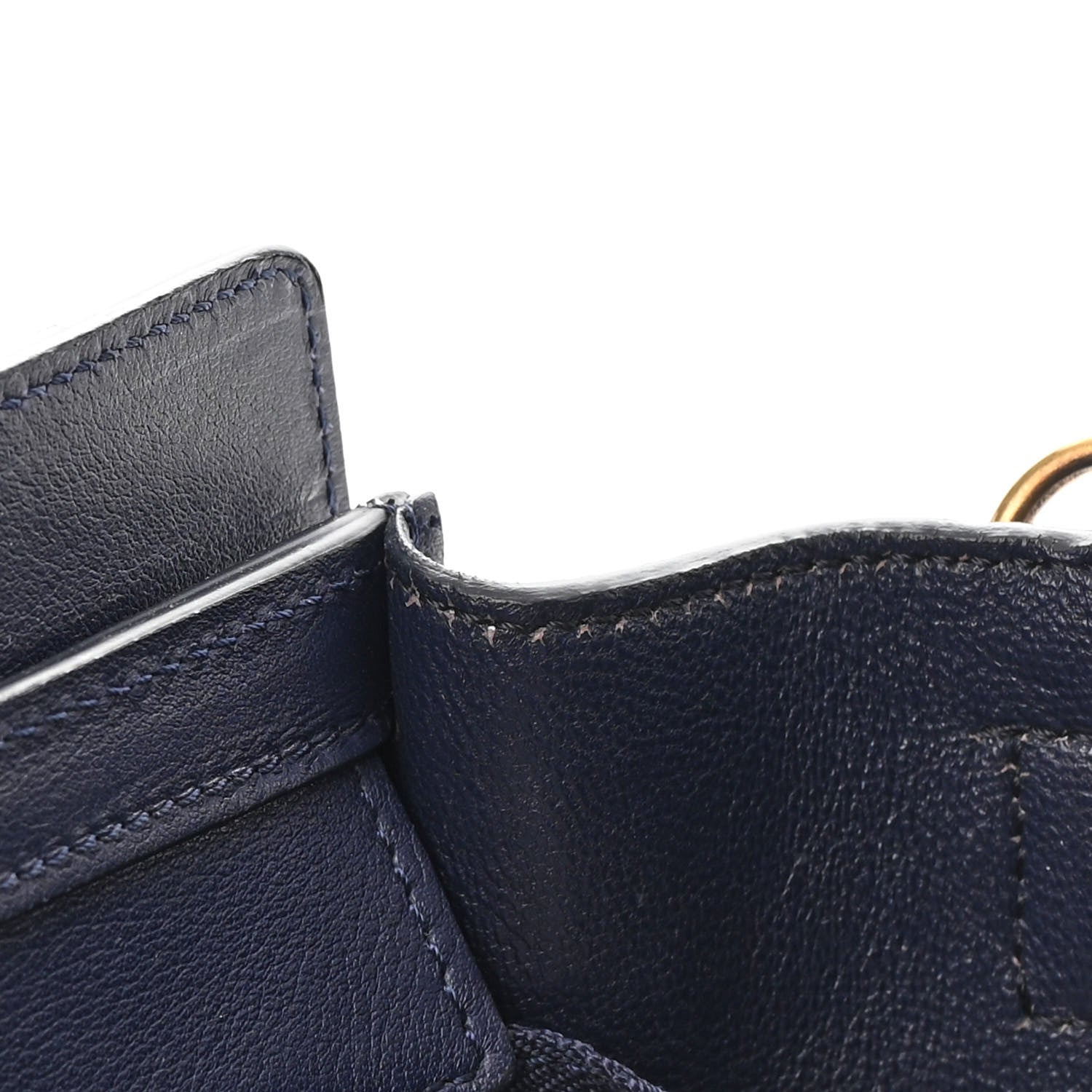 Celine Smooth Calfskin Nano Luggage Navy Blue 12 of 16