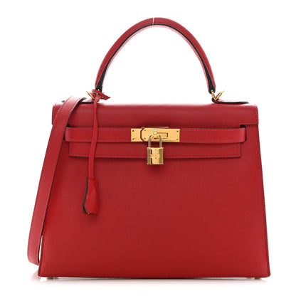 Hermes Epsom Kelly Sellier 28 Rouge Casaque 1 of 18
