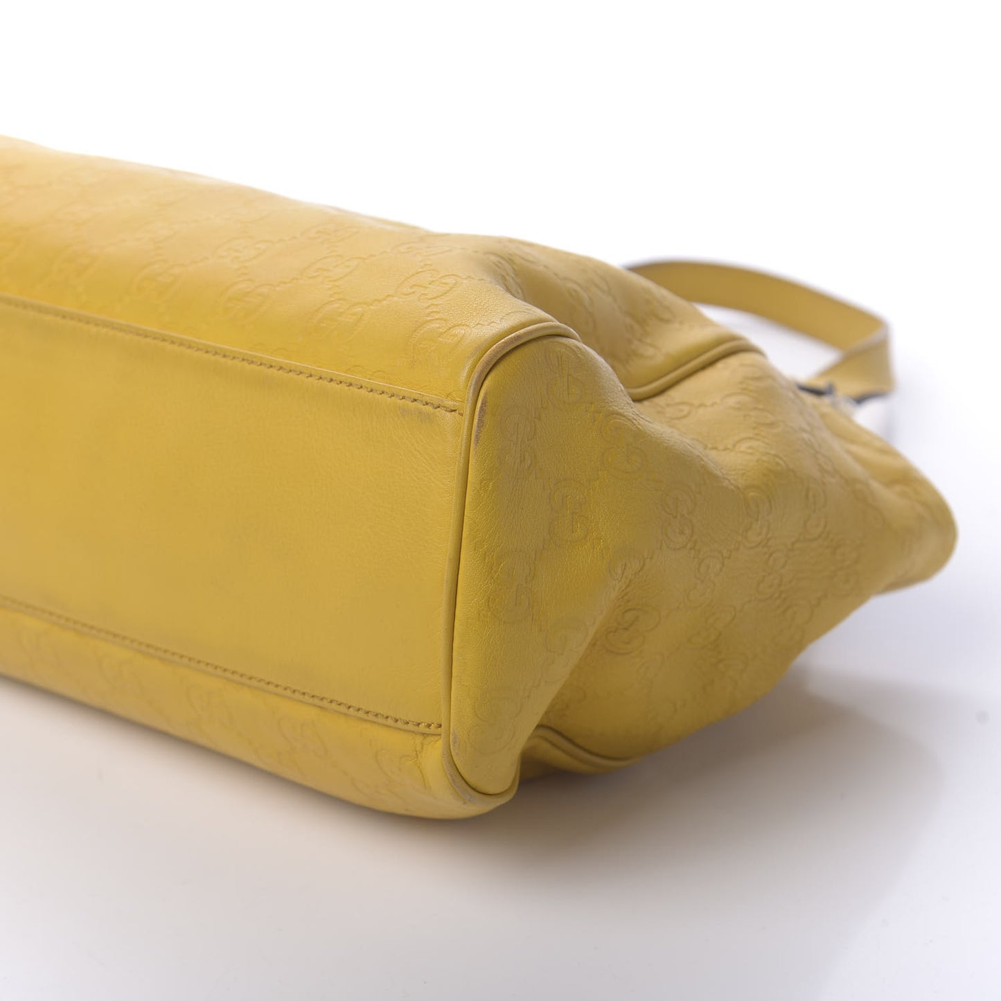 Guccissima Charmy Shoulder Bag Yellow