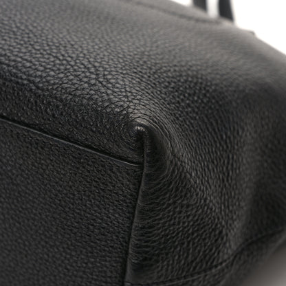 Prada Vitello Daino Embossed Logo Tote Black 11 of 16