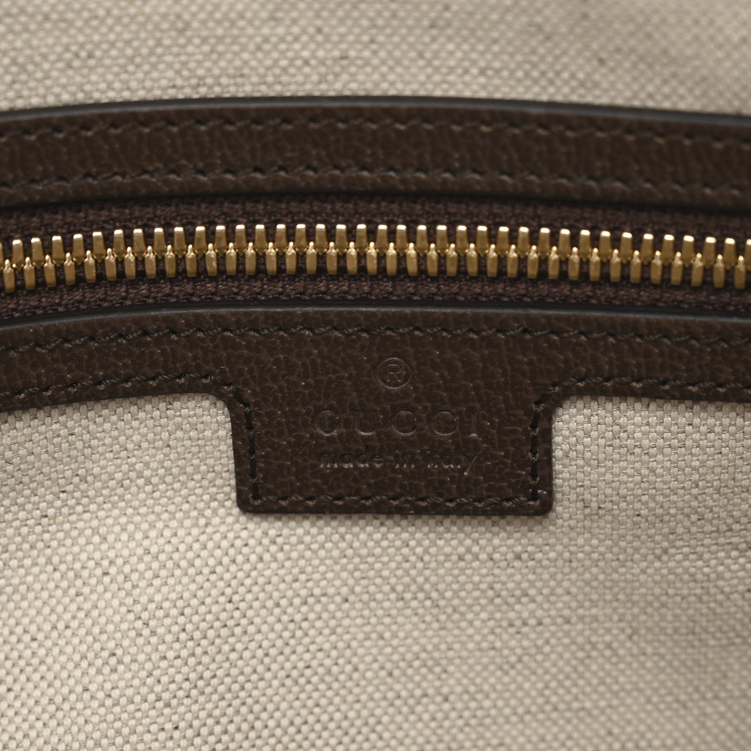 Gucci Monogram Jumbo GG Textured Dollar Calfskin Web Medium Duffle Bag Camel Ebony 5 of 12