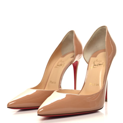 Christian Louboutin Patent Iriza 100 Pumps 39 Nude 3 of 7