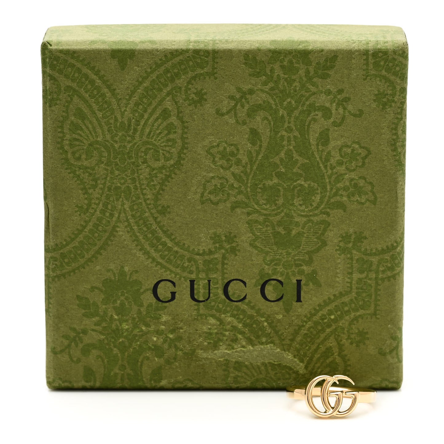 18K Yellow Gold Running GG Ring 54 7