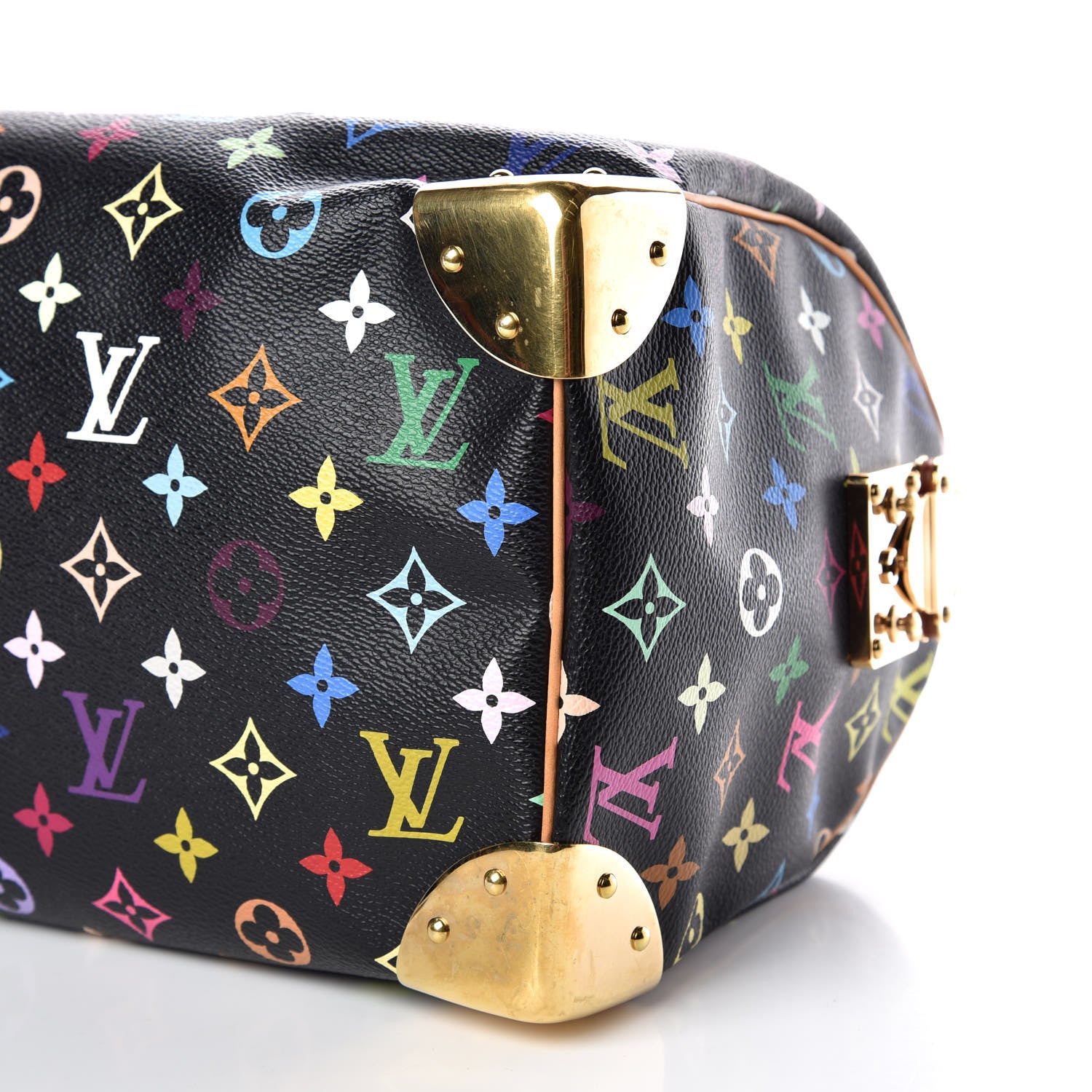 Louis Vuitton Monogram Multicolor Speedy 30 Black 6 of 9