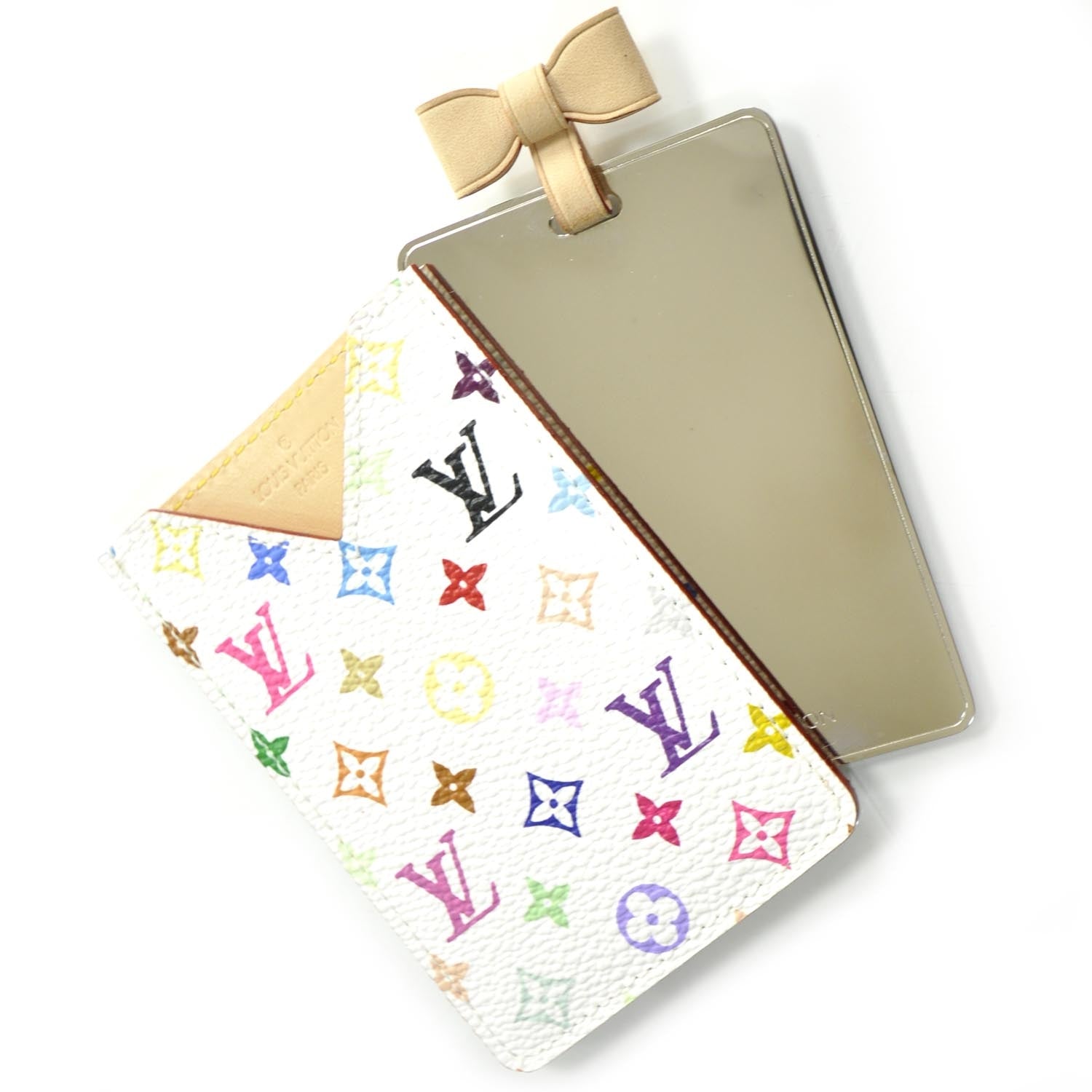 Louis Vuitton Monogram Multicolor Mirror and Case Pouch White 6 of 8