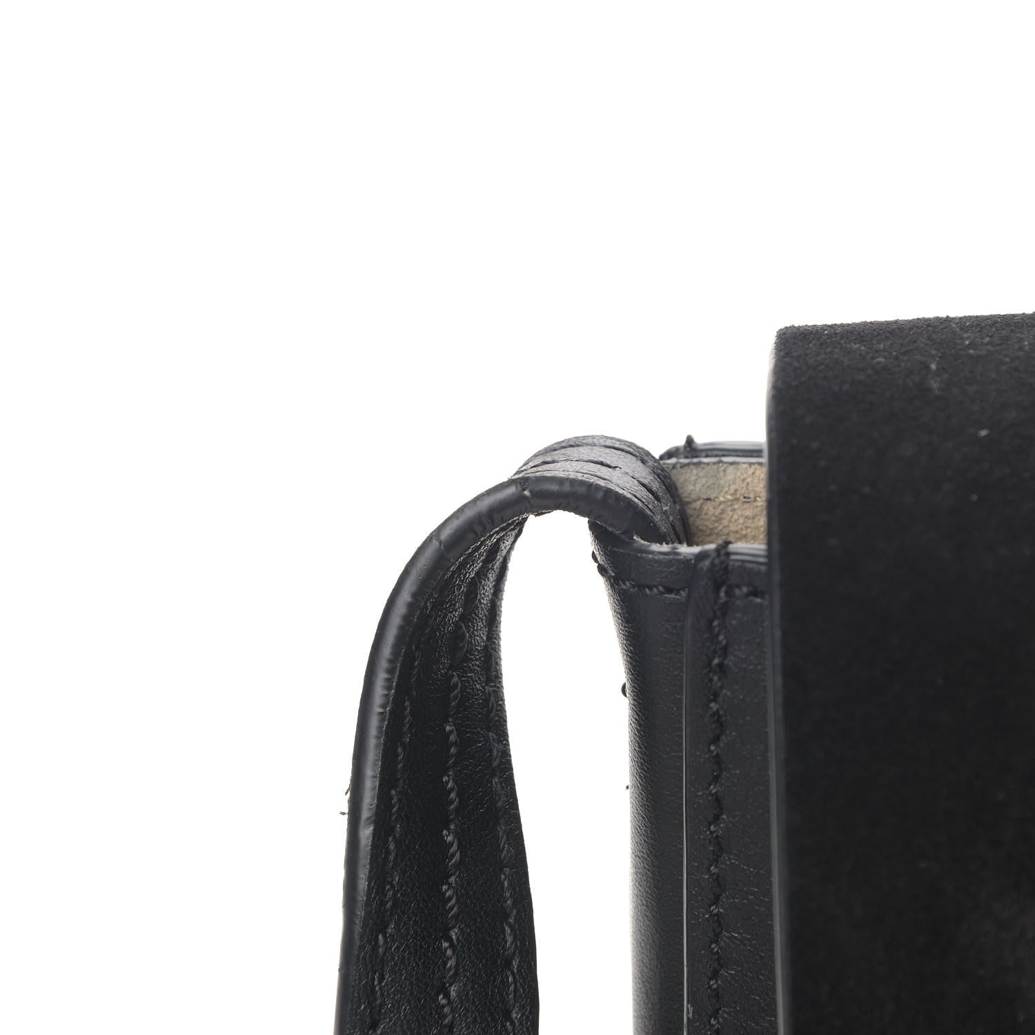 Chloe Suede Calfskin Small Faye Shoulder Bag Black 6 of 6