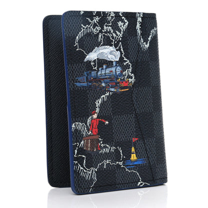 Louis Vuitton Damier Graphite World Map Pocket Organizer NM 2 of 4