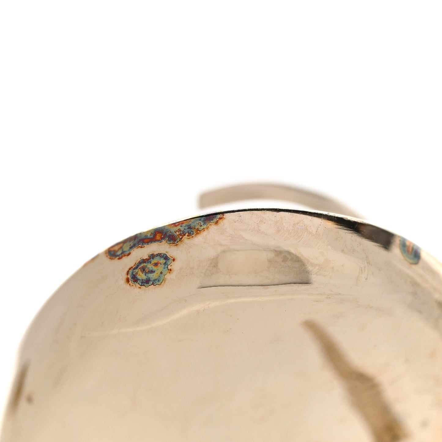 Pearl CC Heart Earrings Gold