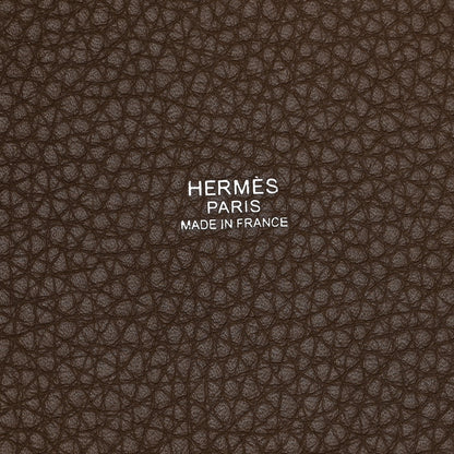 Hermes Taurillon Clemence Picotin Lock 22 MM Etoupe 6 of 10