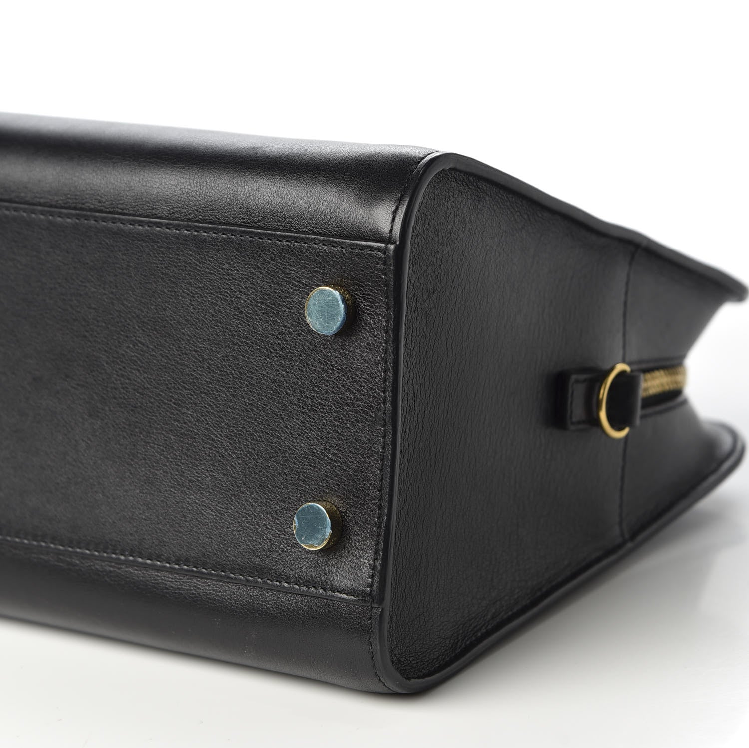 Saint Laurent Smooth Calfskin Small Monogram Cabas Black 6 of 8