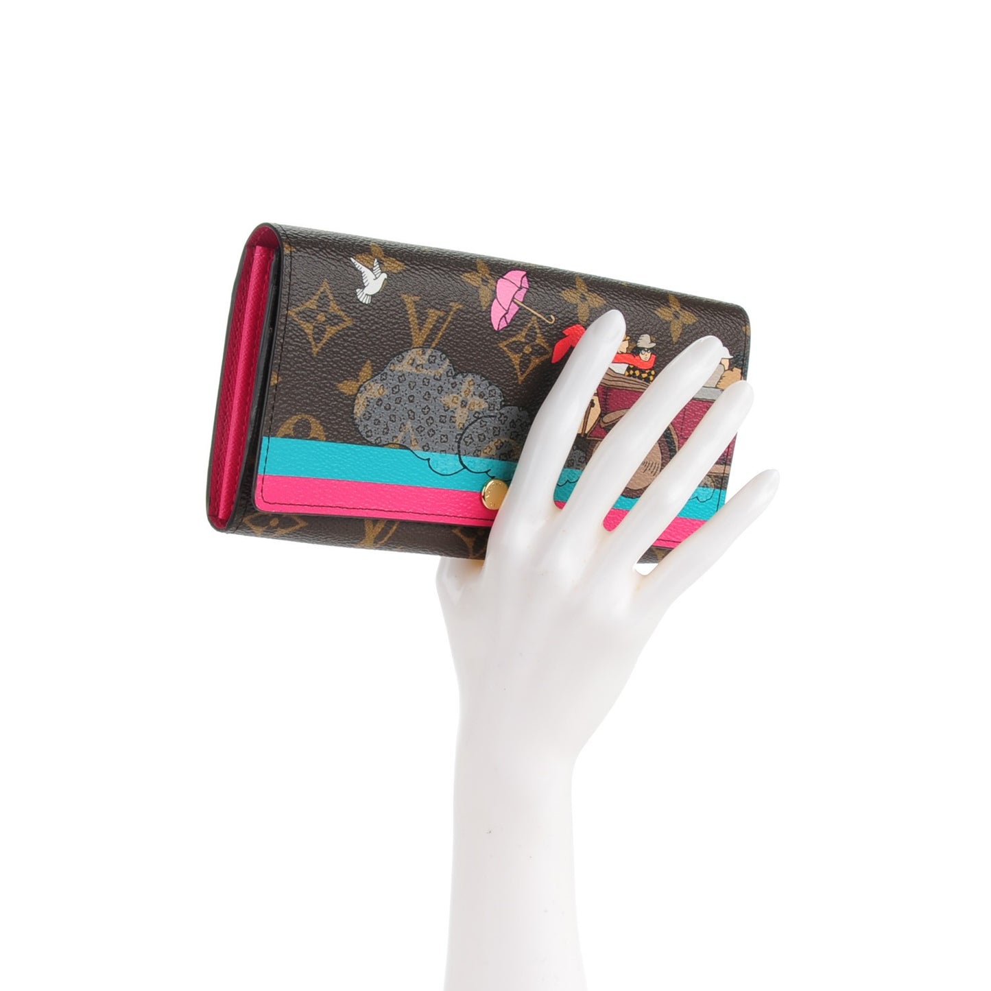 Monogram 2015 Christmas Animation Sarah Wallet Hibiscus