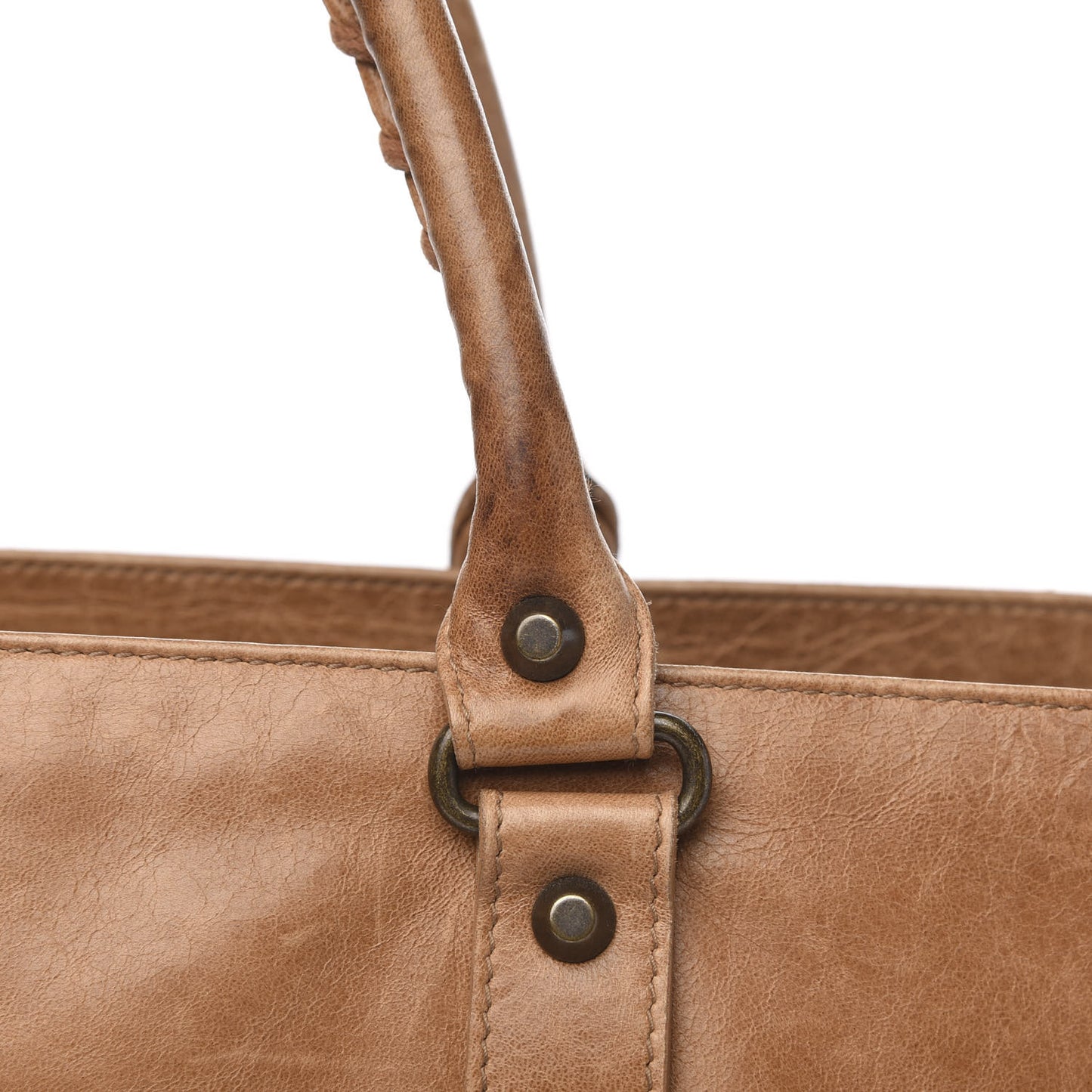 Chevre Shopper Tote Caramel