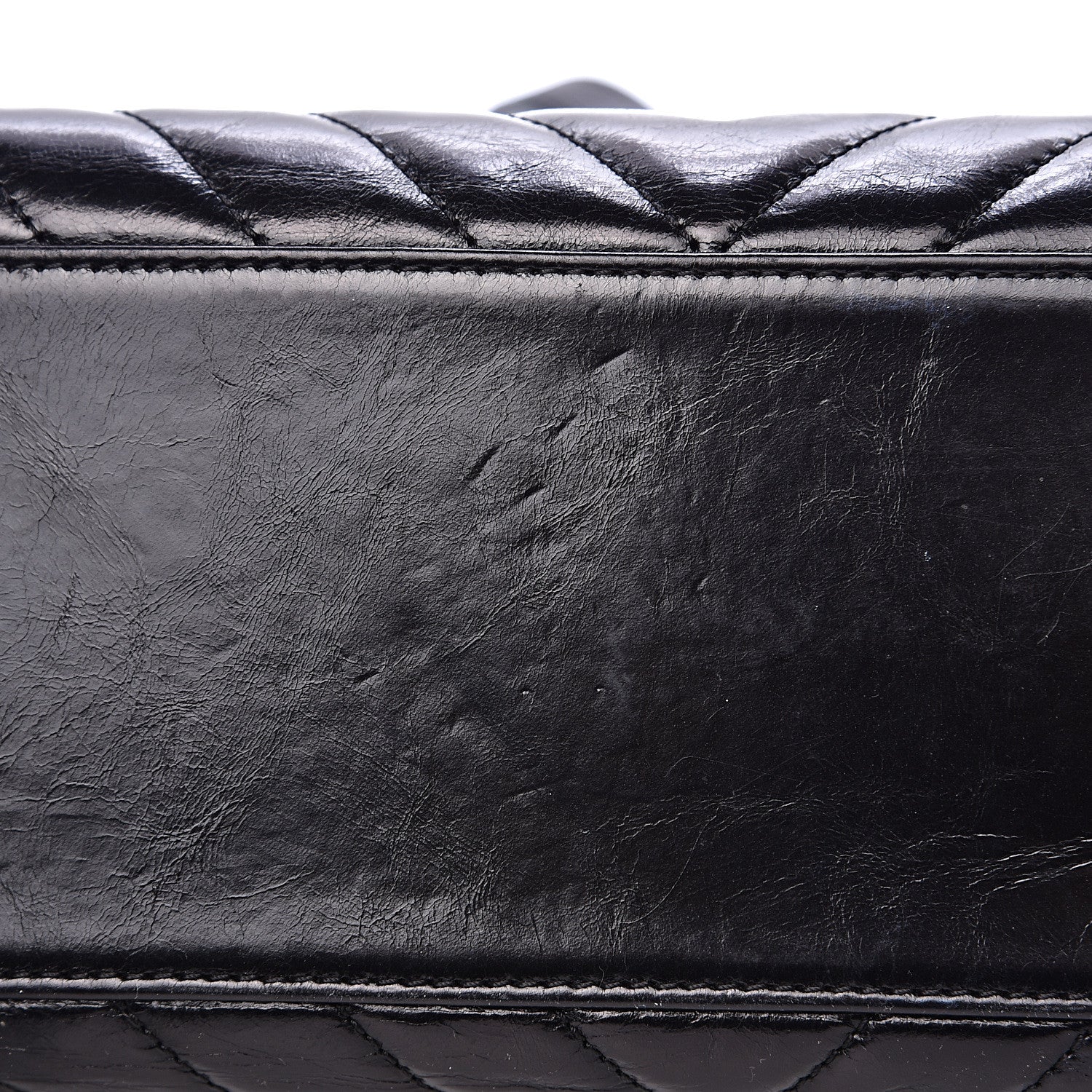 Chanel Calfskin Chevron Quilted Small Coco Handle Flap Black 9 of 16