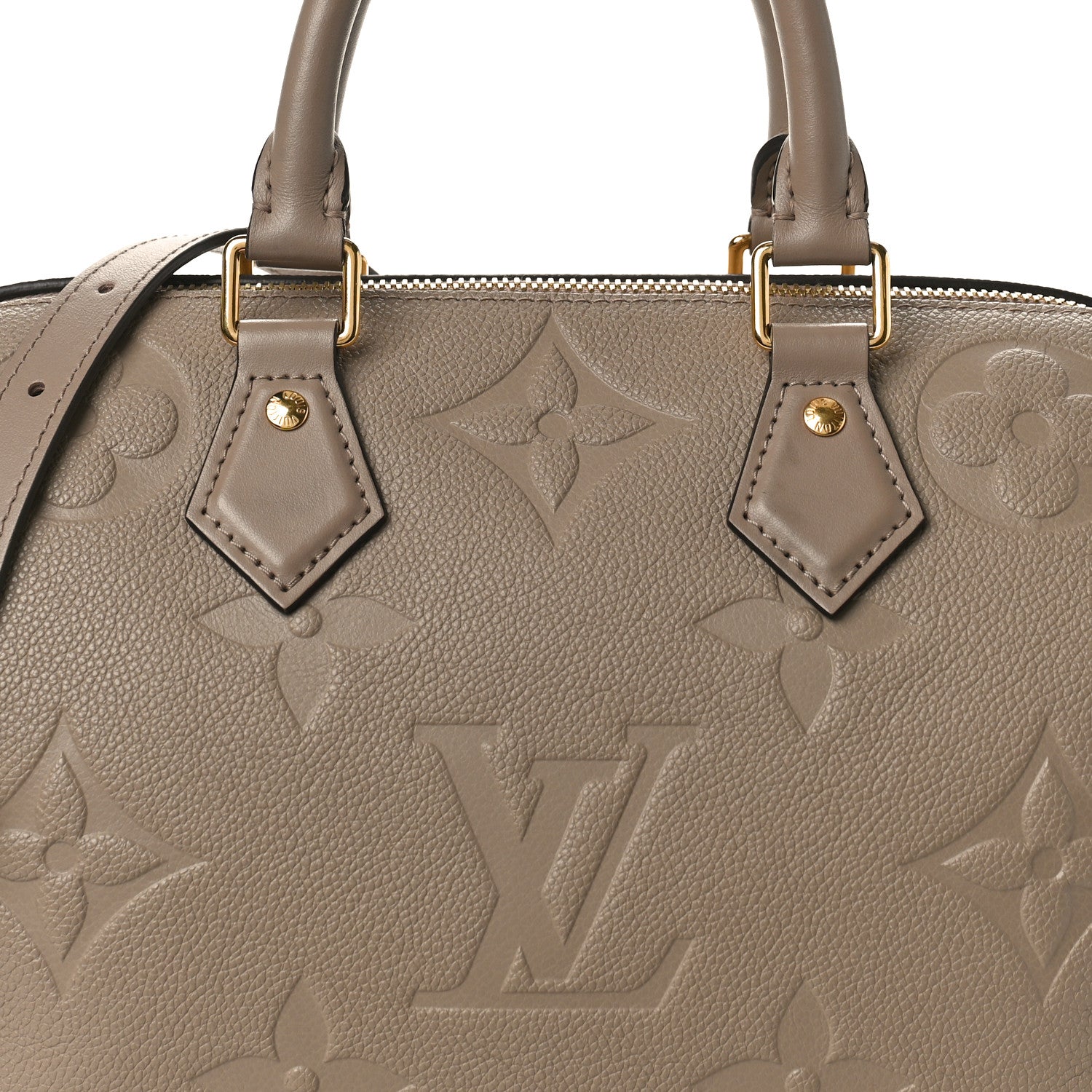 Louis Vuitton Empreinte Monogram Giant Speedy Bandouliere 25 Tourterelle 7 of 9