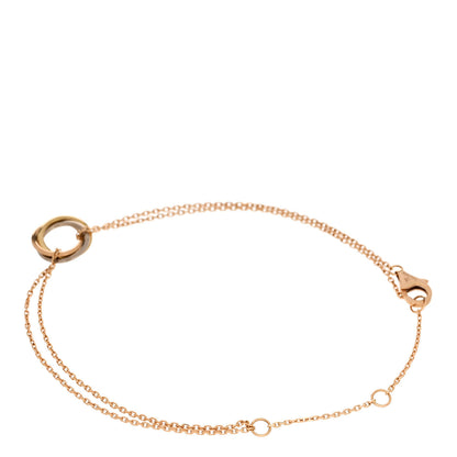 Cartier 18K Pink Yellow White Gold Trinity Bracelet 2 of 4
