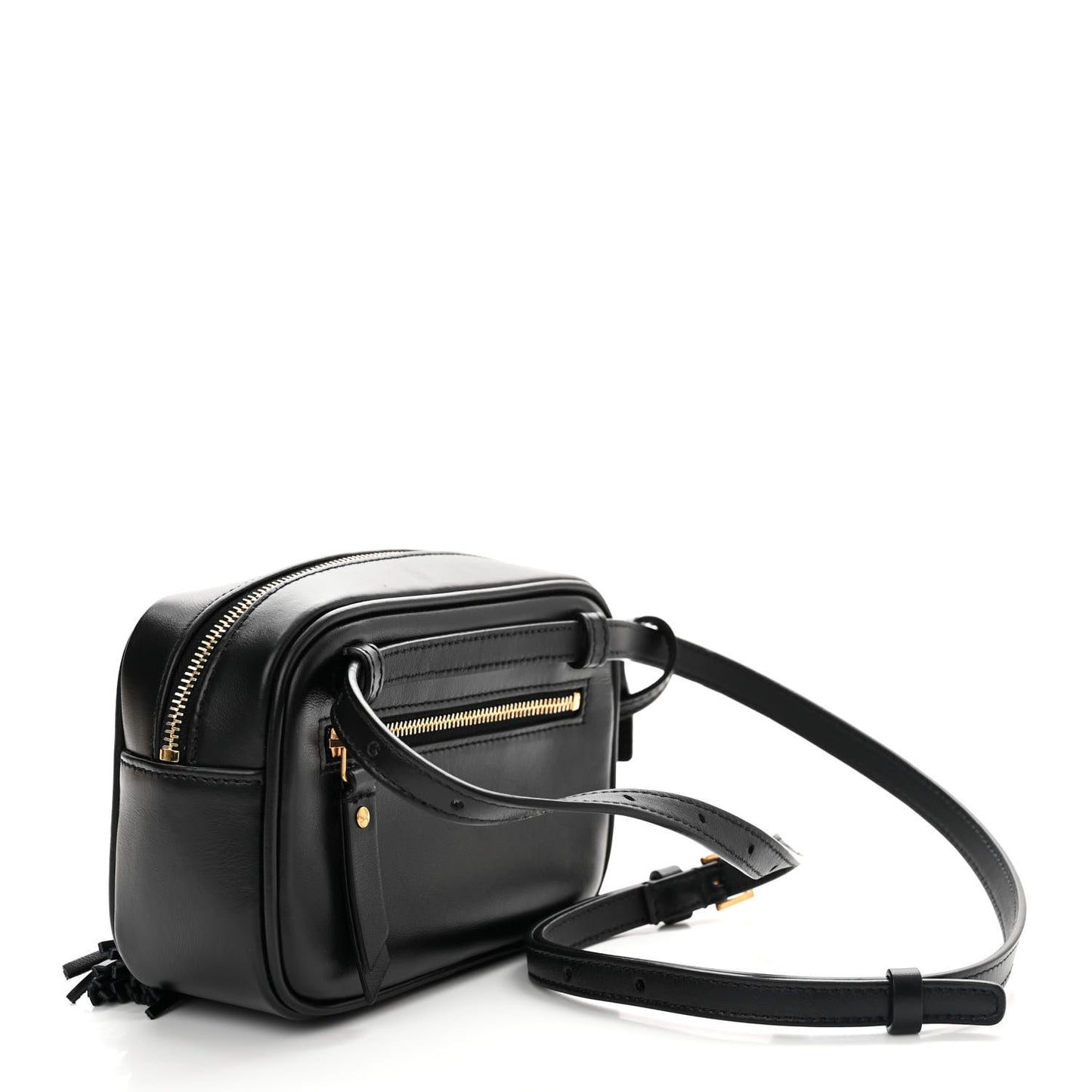 Calfskin Matelasse Monogram Lou Belt Bag Black