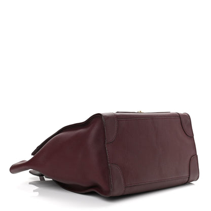 Celine Smooth Calfskin Mini Envelope Luggage Burgundy 4 of 8