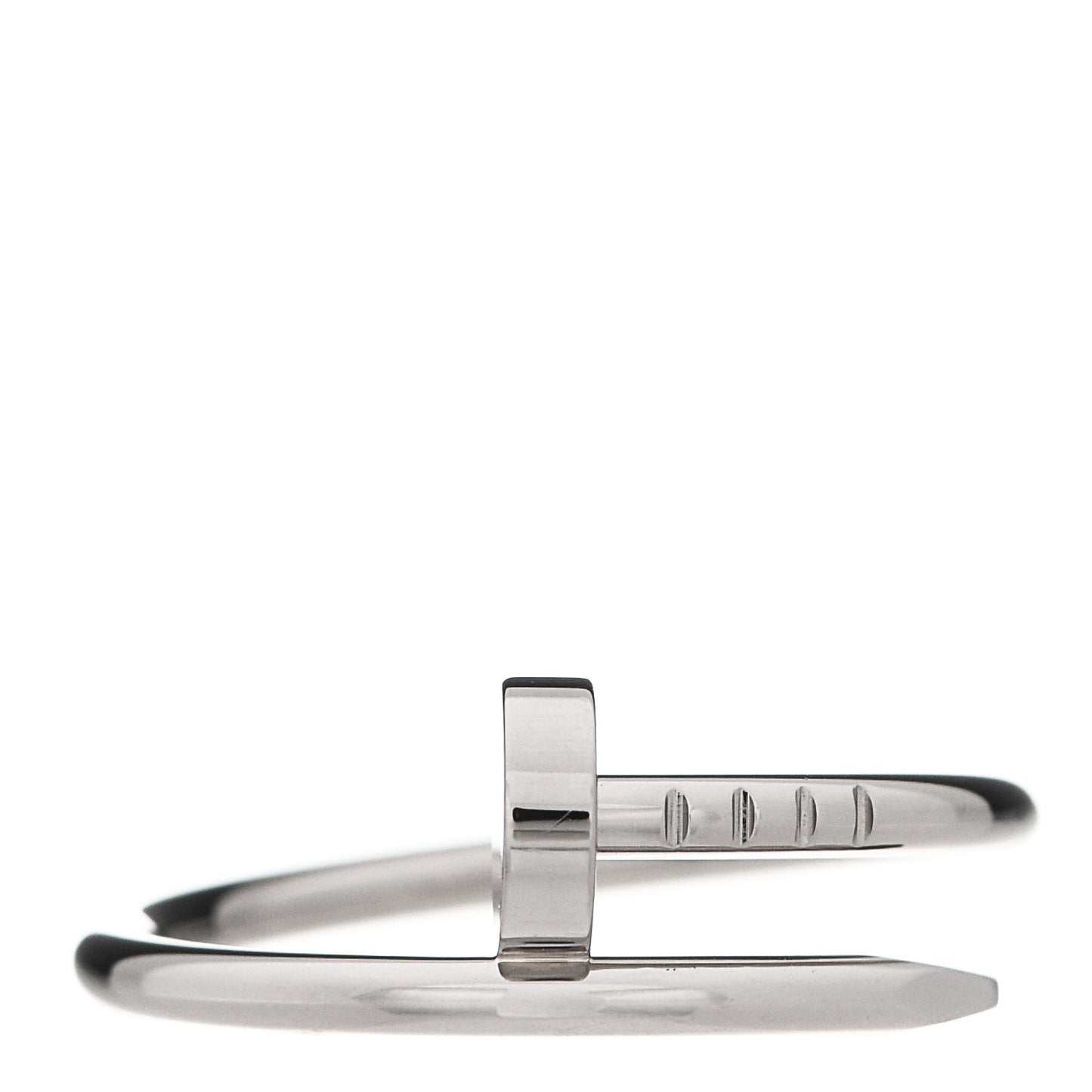 18K White Gold Small Juste Un Clou Ring 53 6.25