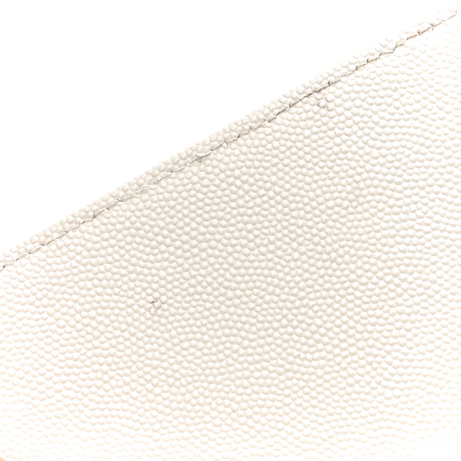 Saint Laurent Grain De Poudre Matelasse Chevron Monogram Chain Wallet White 10 of 20