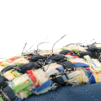 Chanel Lambskin Tweed Waist Bag Blue Multicolor 11 of 12