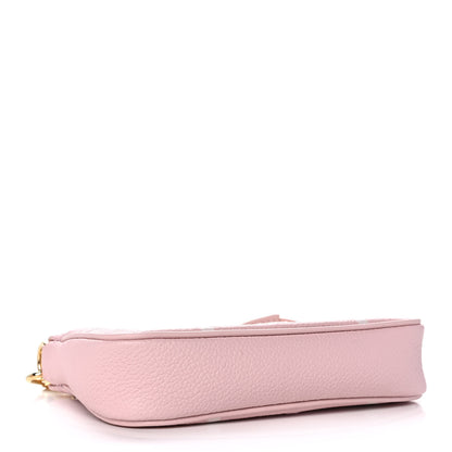 Louis Vuitton Empreinte Monogram Giant Broderies Mini Pochette Accessories Pink Creme 4 of 10